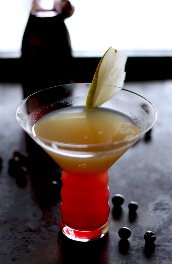 Cocktail au nectar de poire - 5 ingredients 15 minutes